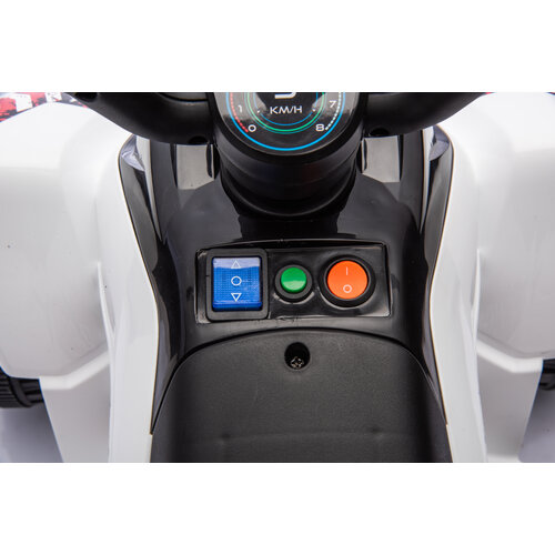 FINOOS Thunder Quad ATV Électrique 6V Blanc FINOOS Thunder Quad ATV Électrique 6V Blanc