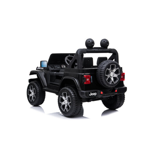 Voiture electrique enfànt Jeep Jeep Wrangler Rubicon 12V Voiture électrique enfant Noir