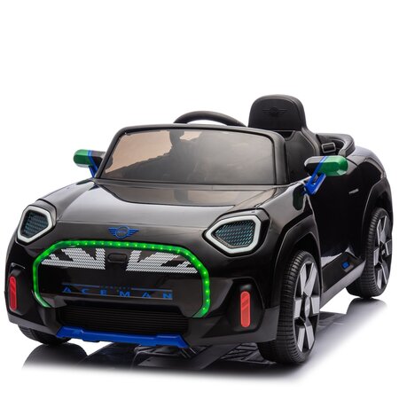 Voiture électrique enfant Mini Mini Aceman 12V voiture pour enfant Noir