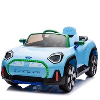 Mini Aceman 12V voiture pour enfant Bleu