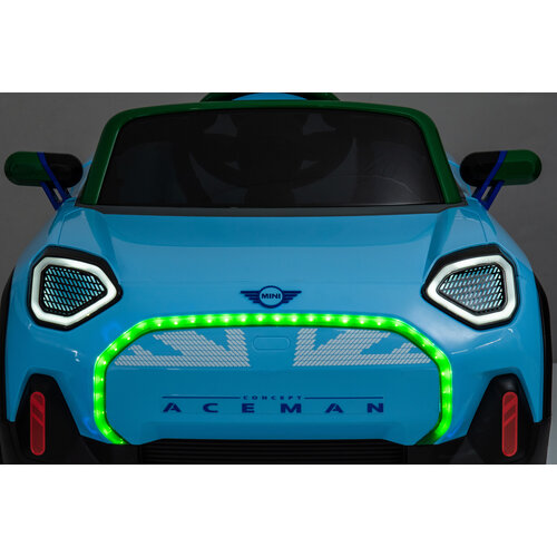 Voiture électrique enfant Mini Mini Aceman 12V voiture pour enfant Bleu Voiture électrique enfant Mini Mini Aceman 12V voiture pour enfant Bleu