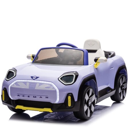 Voiture électrique enfant Mini Mini Aceman 12V voiture pour enfant Violet