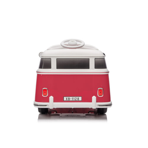 Voiture électrique enfant Volkswagen Volkswagen T-1 minibus 12V voiture pour enfant Rose