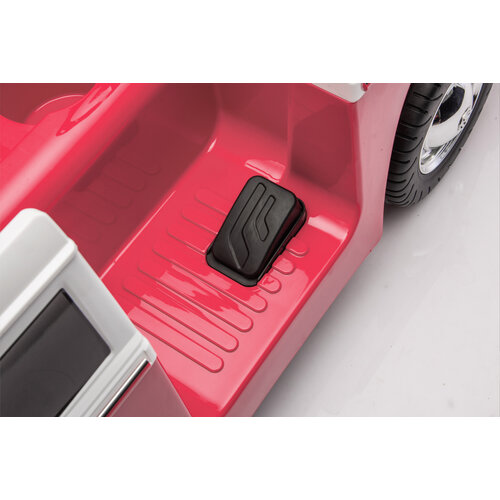 Voiture électrique enfant Volkswagen Volkswagen T-1 minibus 12V voiture pour enfant Rose
