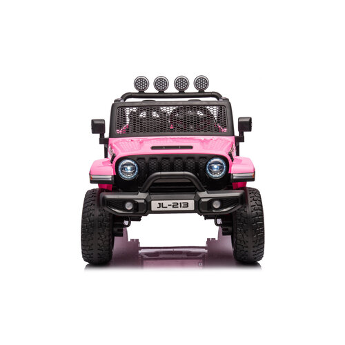 FINOOS Jeep électrique 2 places voiture pour enfant Rose FINOOS Jeep électrique 2 places voiture pour enfant Rose