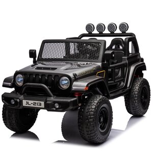 FINOOS Jeep électrique 2 places voiture pour enfant Gris FINOOS Jeep électrique 2 places voiture pour enfant Gris