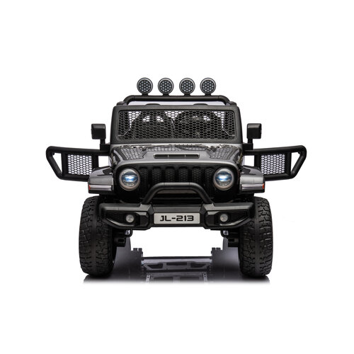 FINOOS Jeep électrique 2 places voiture pour enfant Gris FINOOS Jeep électrique 2 places voiture pour enfant Gris