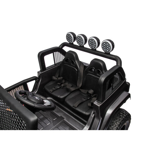 FINOOS Jeep électrique 2 places voiture pour enfant Gris FINOOS Jeep électrique 2 places voiture pour enfant Gris
