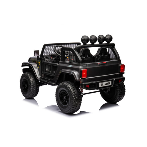 FINOOS Jeep électrique 2 places voiture pour enfant Gris FINOOS Jeep électrique 2 places voiture pour enfant Gris