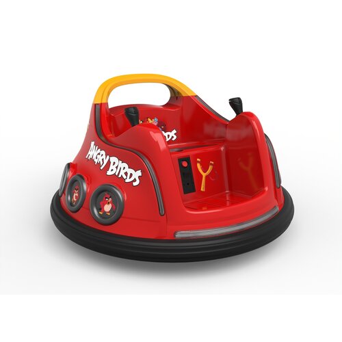 FINOOS Électrique voiture pour enfant Bumper Car Angry Birds 6V Rouge