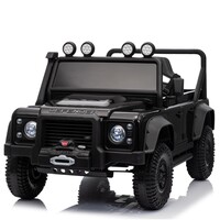 Land Rover Defender 110 SVX Vintage 12V voiture pour enfant Noir