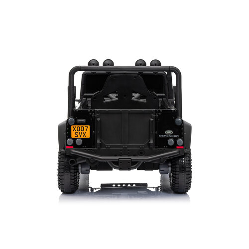 Voiture electrique enfànt Land Rover Land Rover Defender 110 SVX Vintage 12V voiture pour enfant Noir