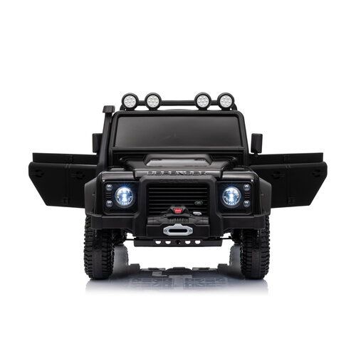 Voiture electrique enfànt Land Rover Land Rover Defender 110 SVX Vintage 12V voiture pour enfant Noir