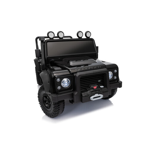 Voiture electrique enfànt Land Rover Land Rover Defender 110 SVX Vintage 12V voiture pour enfant Noir
