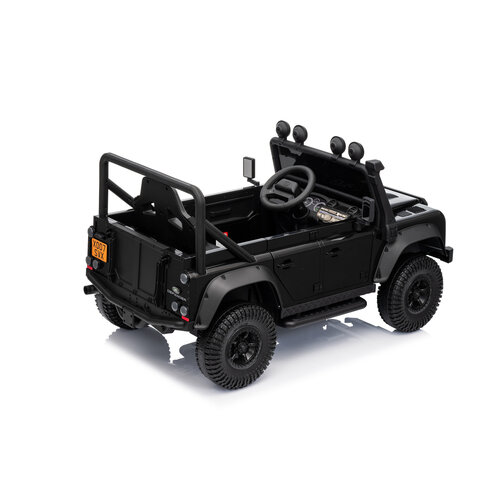 Voiture electrique enfànt Land Rover Land Rover Defender 110 SVX Vintage 12V voiture pour enfant Noir