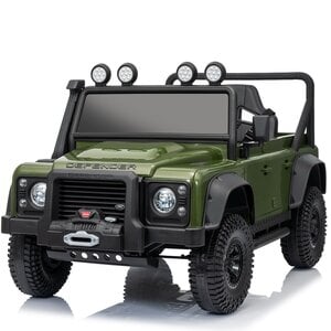 Voiture electrique enfànt Land Rover Land Rover Defender 110 SVX Vintage 12V voiture pour enfant Vert Voiture electrique enfànt Land Rover Land Rover Defender 110 SVX Vintage 12V voiture pour enfant Vert
