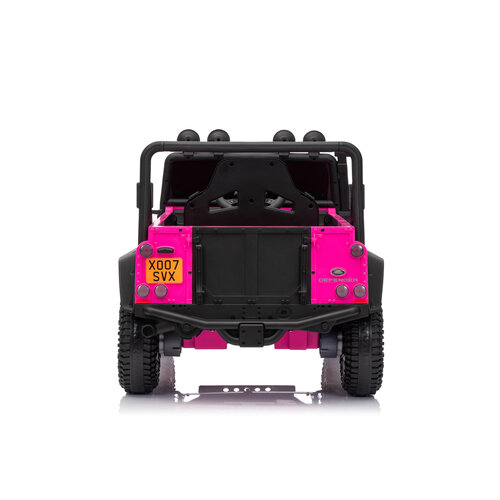 Voiture electrique enfànt Land Rover Land Rover Defender 110 SVX Vintage 12V voiture pour enfant Rose