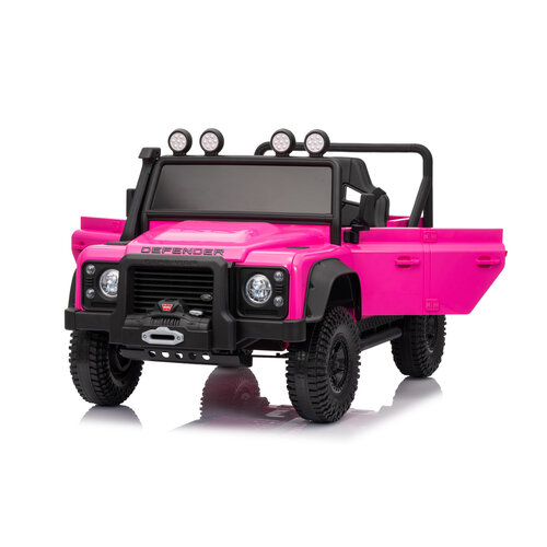 Voiture electrique enfànt Land Rover Land Rover Defender 110 SVX Vintage 12V voiture pour enfant Rose