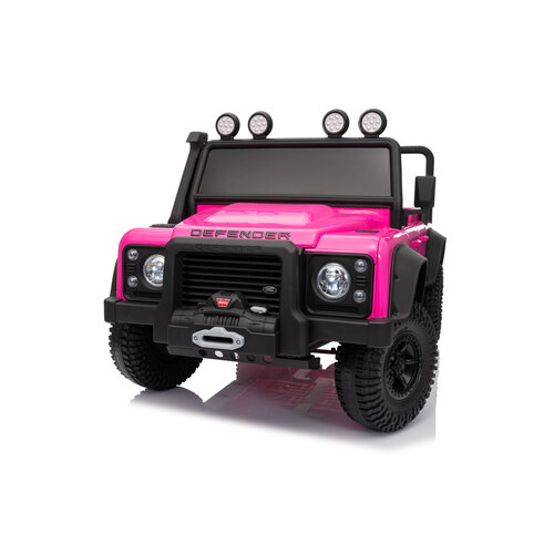 Voiture electrique enfànt Land Rover Land Rover Defender 110 SVX Vintage 12V voiture pour enfant Rose