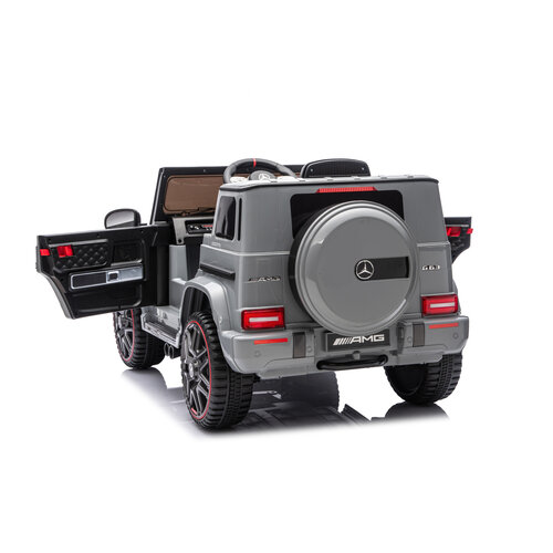 Voiture electrique enfànt Mercedes Mercedes G63 AMG Cabriolet 12V Voiture pour enfant Gris