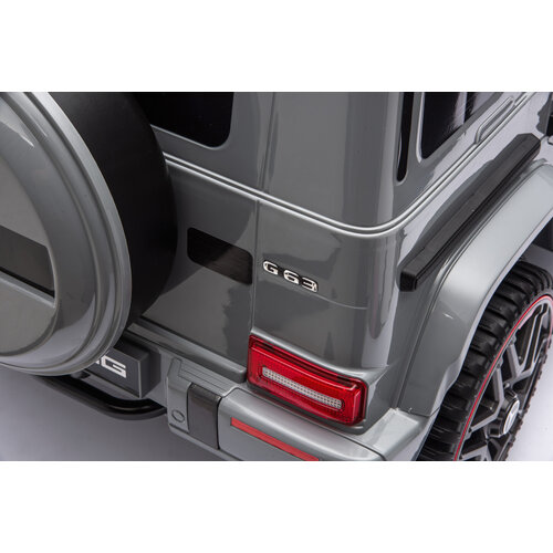 Voiture electrique enfànt Mercedes Mercedes G63 AMG Cabriolet 12V Voiture pour enfant Gris