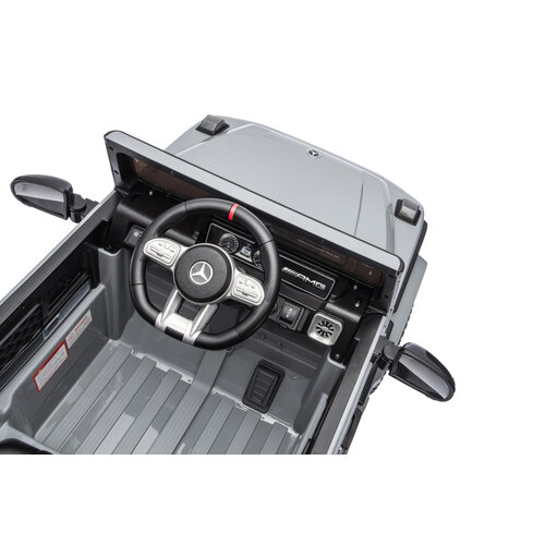 Voiture electrique enfànt Mercedes Mercedes G63 AMG Cabriolet 12V Voiture pour enfant Gris