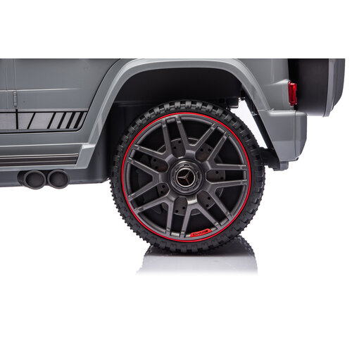 Voiture electrique enfànt Mercedes Mercedes G63 AMG Cabriolet 12V Voiture pour enfant Gris