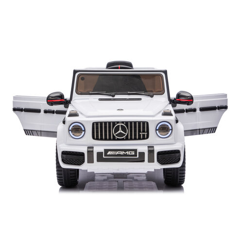 Voiture electrique enfànt Mercedes Mercedes G63 AMG Cabriolet 12V Voiture pour enfant Blanc