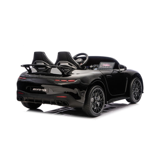 Voiture electrique enfànt Mercedes Mercedes AMG GT63 24V 2 places voiture pour enfant métallisé Noir