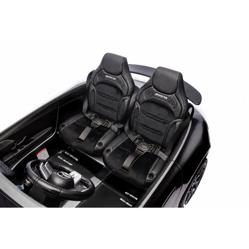 Voiture electrique enfànt Mercedes Mercedes AMG GT63 24V 2 places voiture pour enfant métallisé Noir