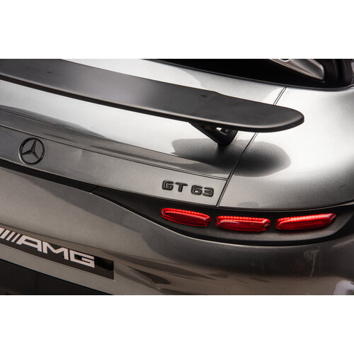 Voiture electrique enfànt Mercedes Mercedes AMG GT63 24V 2 places voiture pour enfant métallisé Gris