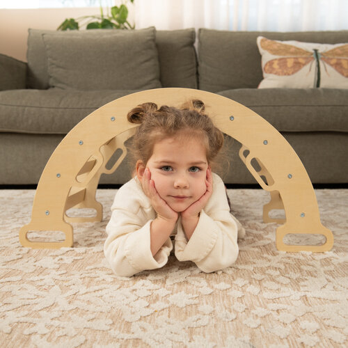 FINOOS FINOOS Structure d’escalade - Triangle d’escalade - Arche d’escalade - Toboggan - Montessori - Jouets en bois - avec coussin et xylophone Naturel FINOOS FINOOS Structure d’escalade - Triangle d’escalade - Arche d’escalade - Toboggan - Montessori - Jouets en bois - avec coussin et xylophone Naturel