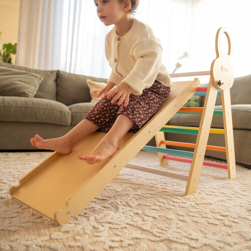 FINOOS FINOOS Structure d’escalade - Triangle d’escalade - Arche d’escalade - Toboggan - Montessori - Jouets en bois - avec coussin et xylophone Arc-en-ciel FINOOS FINOOS Structure d’escalade - Triangle d’escalade - Arche d’escalade - Toboggan - Montessori - Jouets en bois - avec coussin et xylophone Arc-en-ciel