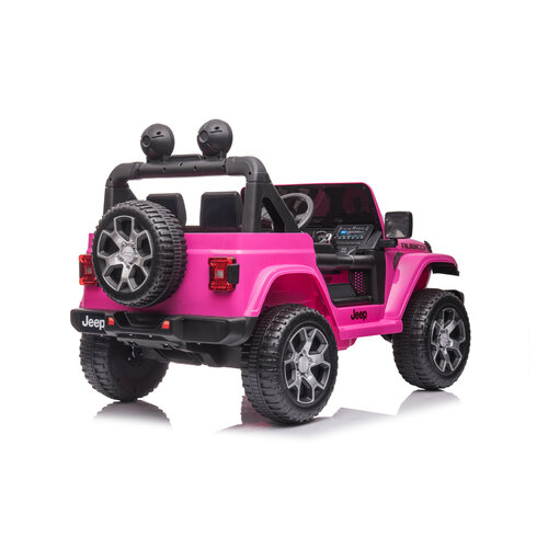 Voiture electrique enfànt Jeep Jeep Wrangler Rubicon 12V Voiture électrique enfant Rose
