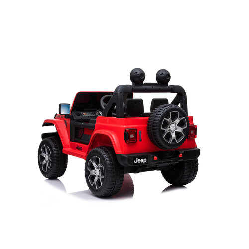 Voiture electrique enfànt Jeep Jeep Wrangler Rubicon 12V Voiture électrique enfant Rouge