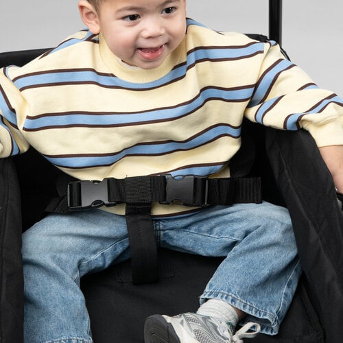 FINOOS FINOOS - Chariot pliable avec toit et accessoires - Noir FINOOS FINOOS - Chariot pliable avec toit et accessoires - Noir