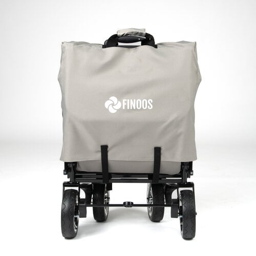 FINOOS FINOOS - Chariot pliable avec toit et accessoires - Grise FINOOS FINOOS - Chariot pliable avec toit et accessoires - Grise