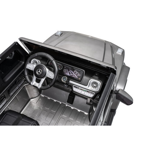 Voiture electrique enfànt Mercedes Mercedes G63 AMG 12V Voiture électrique enfant 2 places Gris Voiture electrique enfànt Mercedes Mercedes G63 AMG 12V Voiture électrique enfant 2 places Gris