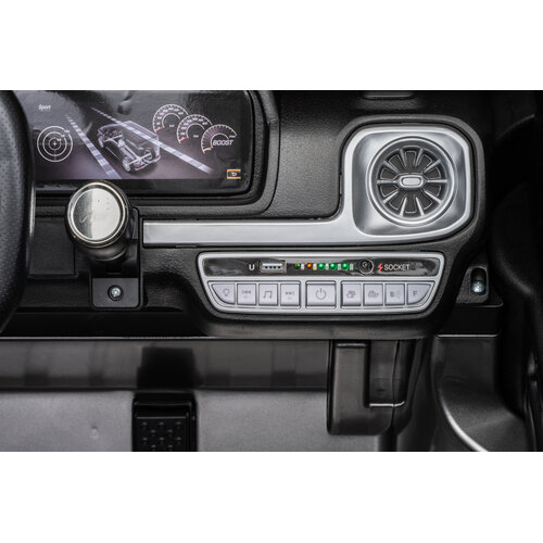 Voiture electrique enfànt Mercedes Mercedes G63 AMG 12V Voiture électrique enfant 2 places Gris Voiture electrique enfànt Mercedes Mercedes G63 AMG 12V Voiture électrique enfant 2 places Gris
