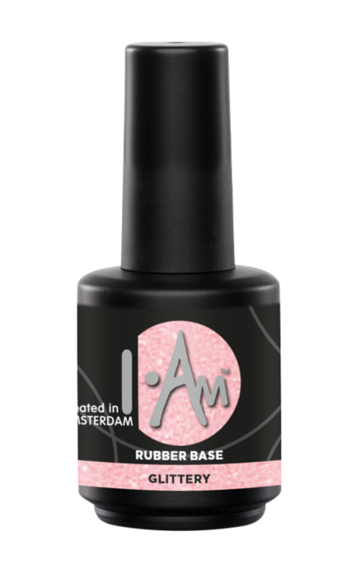 I.Am Rubber Base Glittery (15ml)