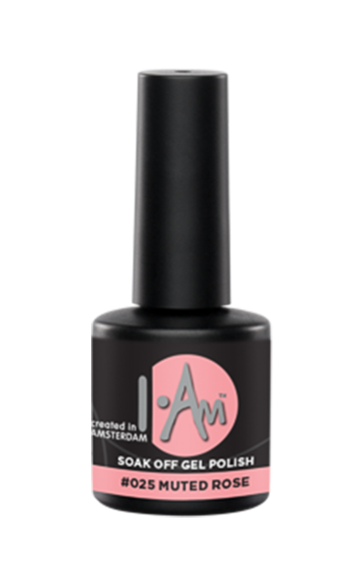 I.Am Soak Off Gel Polish #025 Muted Rose (7ml)
