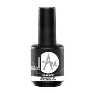 I.AM Soak Off No-Cleanse Brilliant Top HEMA Free (15ml)