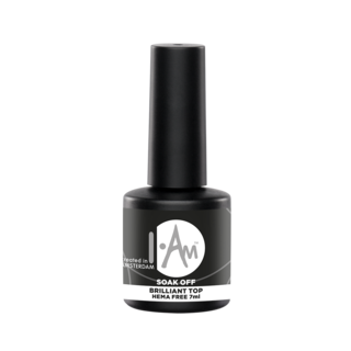 I.AM Soak Off No-Cleanse Brilliant Top Hema Free (7ml)
