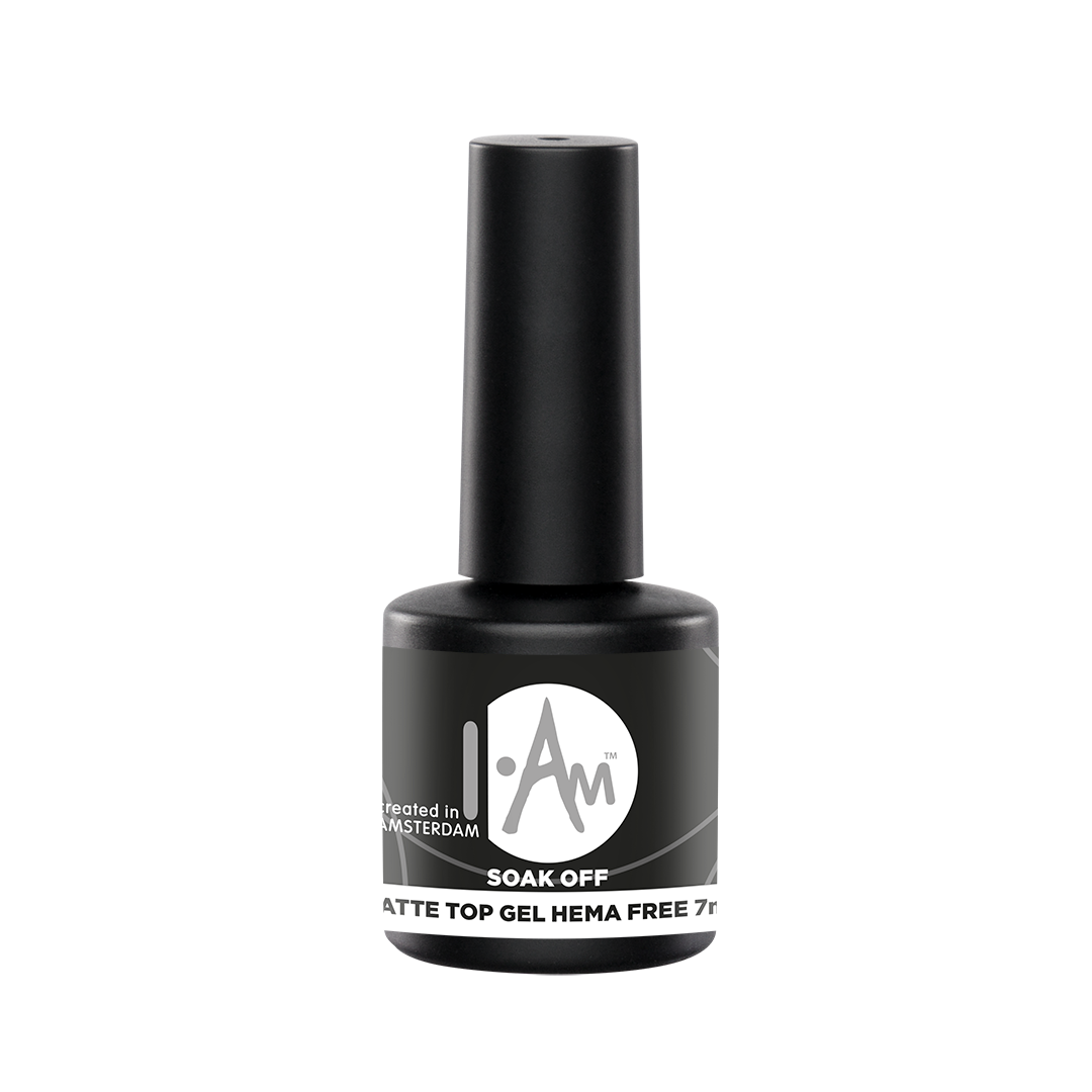 IAM Soak Off Matte Top Gel HEMA Free 7ml