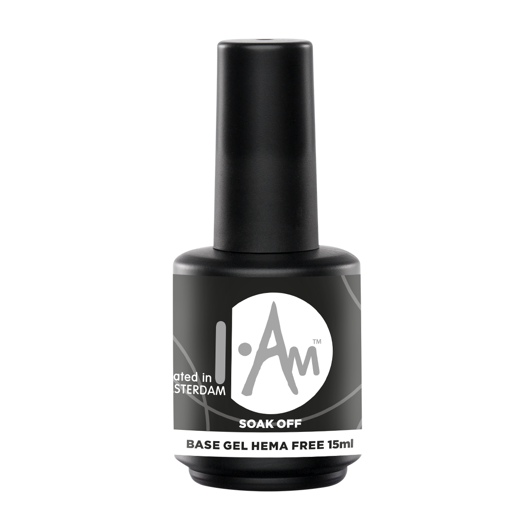 I.Am Soak Off Base Gel HEMA Free (15ml)