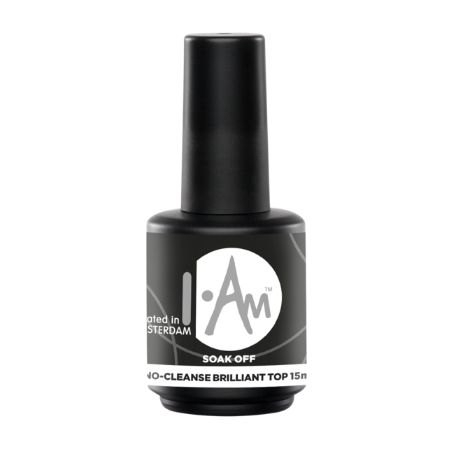 I.Am Soak Off No-Cleanse Brilliant Top (15ml) I.Am Soak Off No-Cleanse Brilliant Top (15ml)