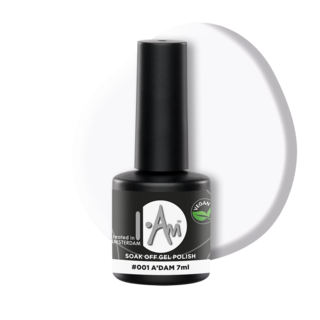 I.Am Soak Off Gel Polish #001 A'dam (7ml)