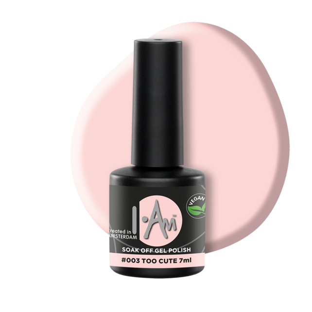 I.Am Soak Off Gel Polish #003 Too Cute (7ml) I.Am Soak Off Gel Polish #003 Too Cute (7ml)