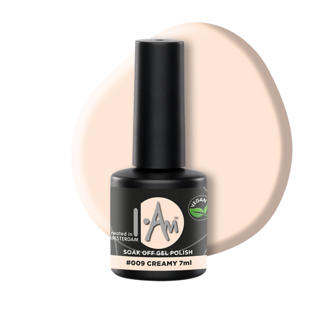 I.Am Soak Off Gel Polish #009 Creamy (7ml) I.Am Soak Off Gel Polish #009 Creamy (7ml)