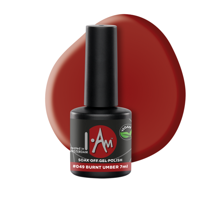 I.Am Soak Off Gel Polish #049 Burnt Umber (7ml)